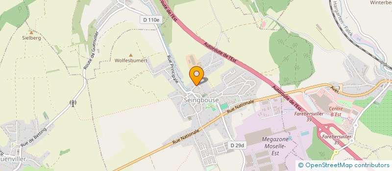 localisation de l'entreprise SCI XV  SEINGBOUSE