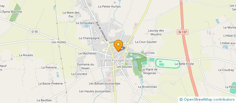 localisation de l'entreprise SCI XV  GRAND-FOUGERAY