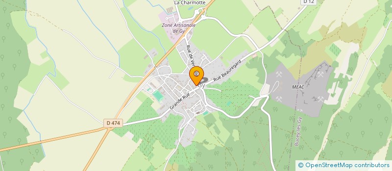 localisation de l'entreprise SCI XVPS  GY