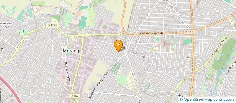 localisation de l'entreprise SCI XW  MORANGIS