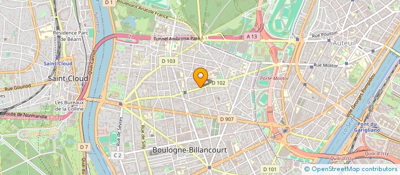 localisation de l'entreprise SCI XY ET COMPAGNIE  BOULOGNE-BILLANCOURT