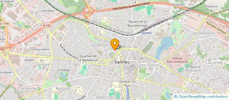 localisation de l'entreprise SCI XYZ à VANNES