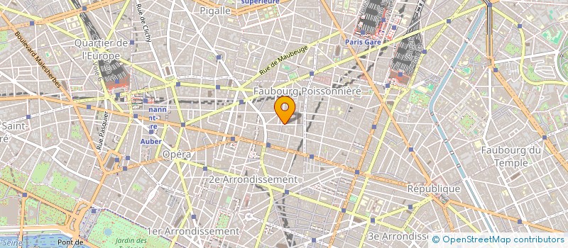 localisation de l'entreprise SCI XYZ  PARIS