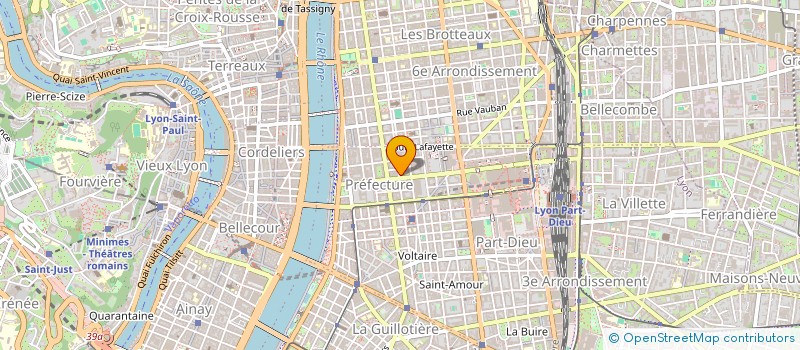 localisation de l'entreprise SCI Y.A.  LYON