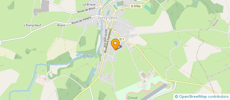 localisation de l'entreprise SCI Y.A.C. à LURCY-LEVIS