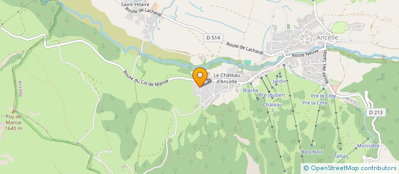 localisation de l'entreprise SCI Y.B AND CO  ANCELLE