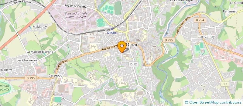 localisation de l'entreprise SCI Y.C.A  DINAN