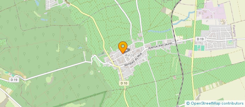 localisation de l'entreprise SCI Y C M  AVIZE