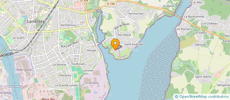 localisation de l'entreprise SCI Y D A  LANESTER