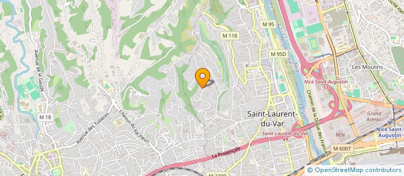 localisation de l'entreprise SCI Y.D.E. à SAINT-LAURENT-DU-VAR
