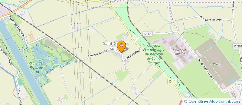 localisation de l'entreprise SCI Y.DUQUESNE  SAINT-GEORGES-SUR-L'AA