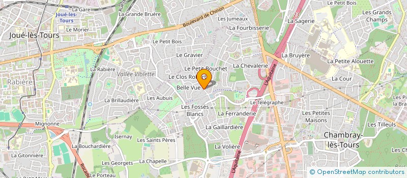 localisation de l'entreprise SCI Y ET F DURAND  CHAMBRAY-LES-TOURS