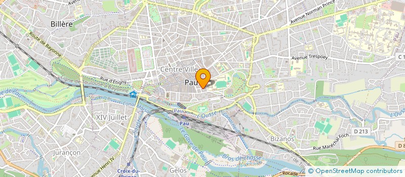 localisation de l'entreprise SCI Y ET L à PAU