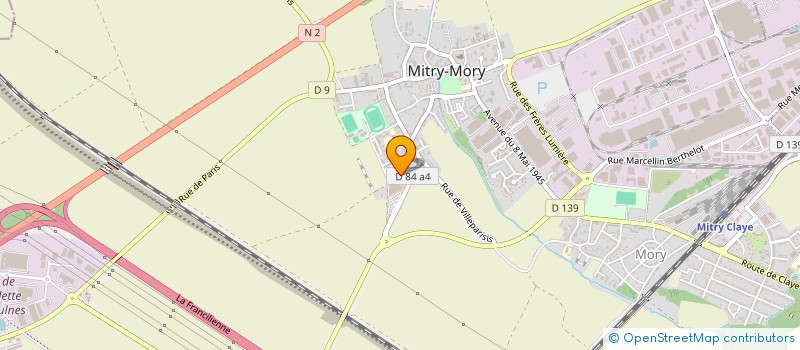 localisation de l'entreprise SCI Y.G.C  MITRY-MORY