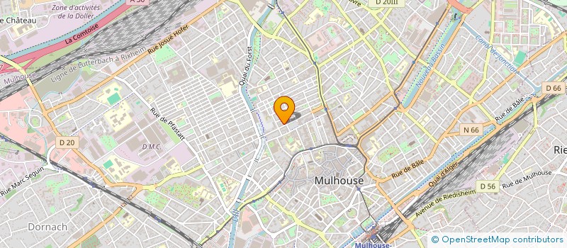 localisation de l'entreprise SCI Y-H-I  MULHOUSE