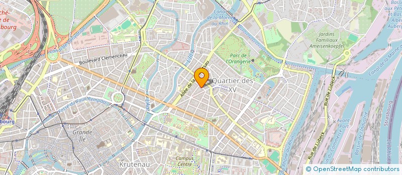 localisation de l'entreprise SCI Y&H IMMOBILIER  STRASBOURG