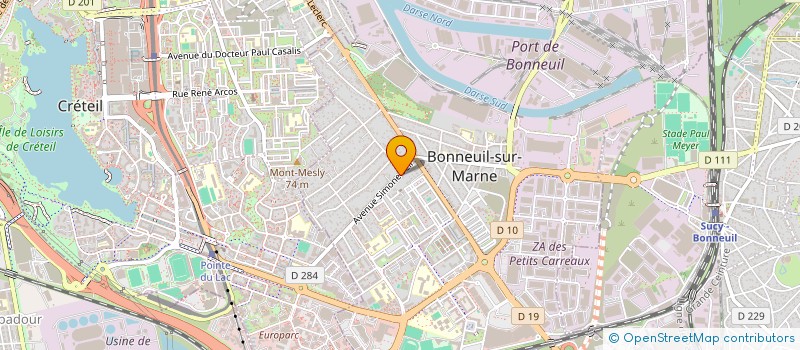 localisation de l'entreprise SCI Y.J.R à BONNEUIL-SUR-MARNE