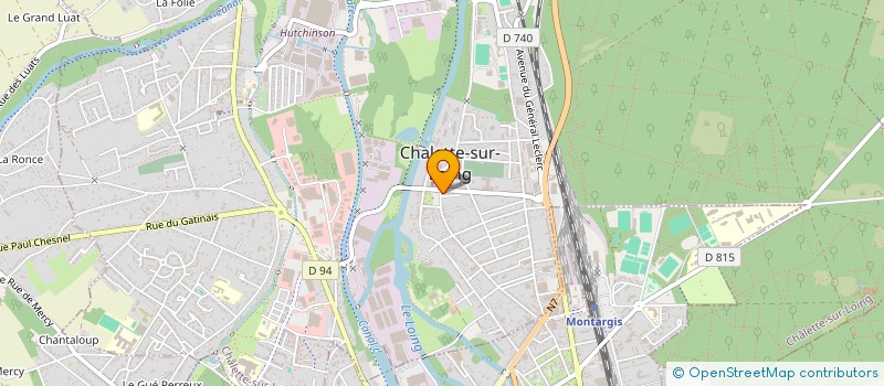 localisation de l'entreprise SCI Y&L  CHALETTE-SUR-LOING