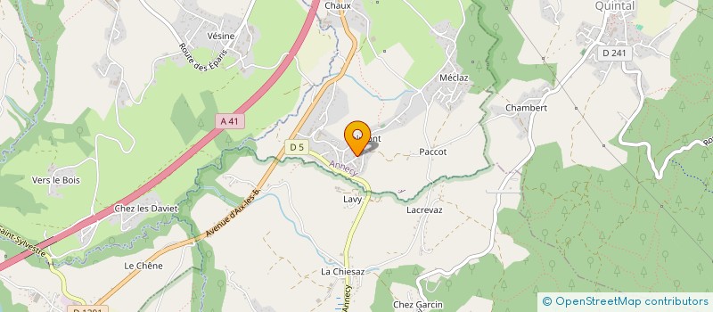 localisation de l'entreprise SCI Y.L.M à ANNECY