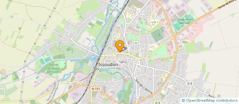 localisation de l'entreprise SCI Y LB MONTELIMAR à ISSOUDUN