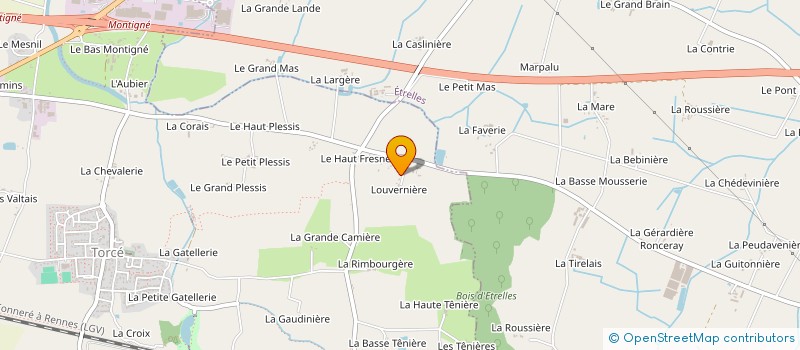 localisation de l'entreprise SCI Y M J C B  TORCE