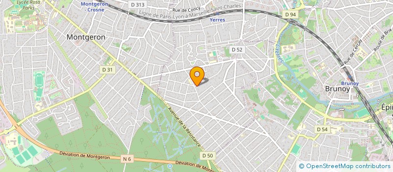 localisation de l'entreprise SCI Y.M.M  YERRES