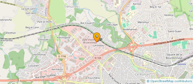 localisation de l'entreprise SCI Y.P.S.S. à VANNES