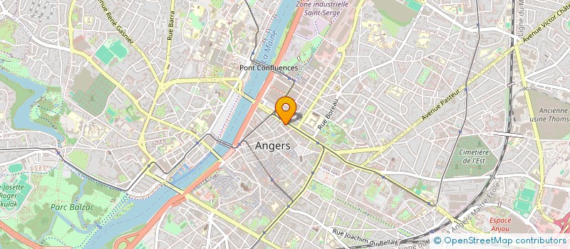 localisation de l'entreprise SCI Y RICHER à ANGERS