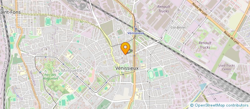 localisation de l'entreprise SCI Y.T.J  VENISSIEUX