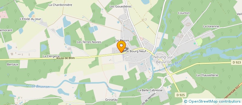 localisation de l'entreprise SCI Y.Y à NEUNG SUR BEUVRON