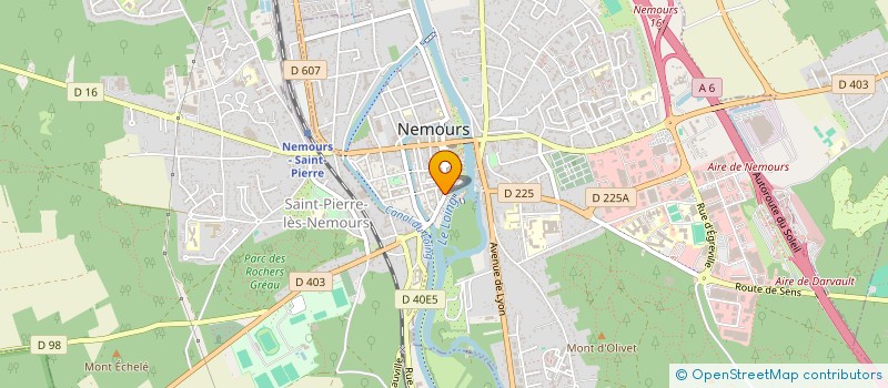 localisation de l'entreprise SCI Y2S  NEMOURS