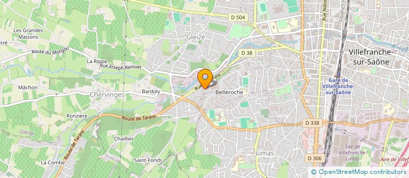 localisation de l'entreprise SCI Y3M  GLEIZE