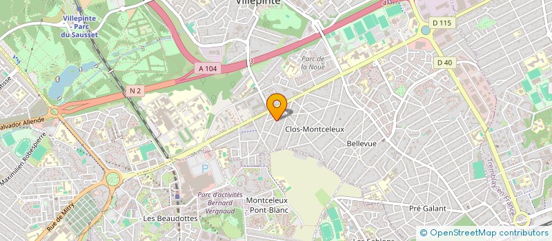 localisation de l'entreprise SCI YAAS à VILLEPINTE