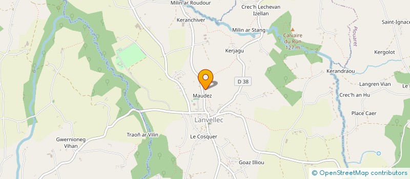 localisation de l'entreprise SCI YABOU  LANVELLEC