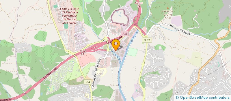 localisation de l'entreprise SCI YAC FONCIER à FREJUS