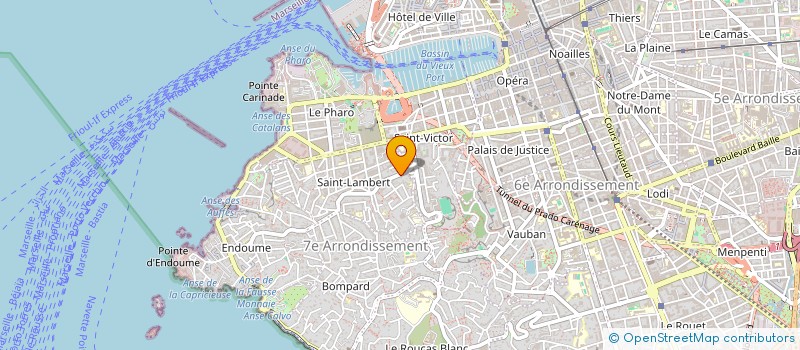 localisation de l'entreprise SCI YACA à MARSEILLE