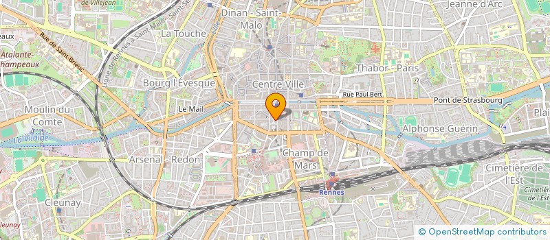 localisation de l'entreprise SCI YACA  RENNES
