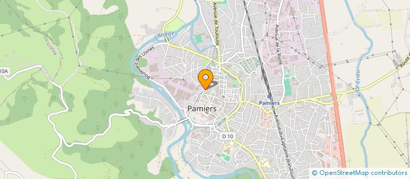 localisation de l'entreprise SCI YACA à PAMIERS