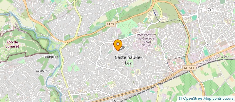 localisation de l'entreprise SCI YACALTO  CASTELNAU-LE-LEZ