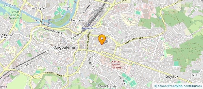 localisation de l'entreprise SCI YACAPI à ANGOULEME