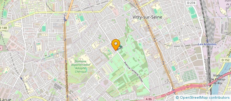 localisation de l'entreprise SCI YACDAM  VITRY-SUR-SEINE