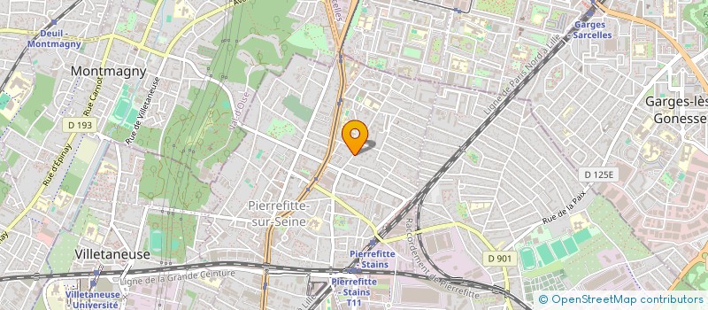 localisation de l'entreprise SCI YACINE IMMO à PIERREFITTE-SUR-SEINE