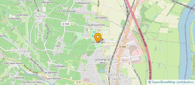 localisation de l'entreprise SCI YACO  CHAINTRE