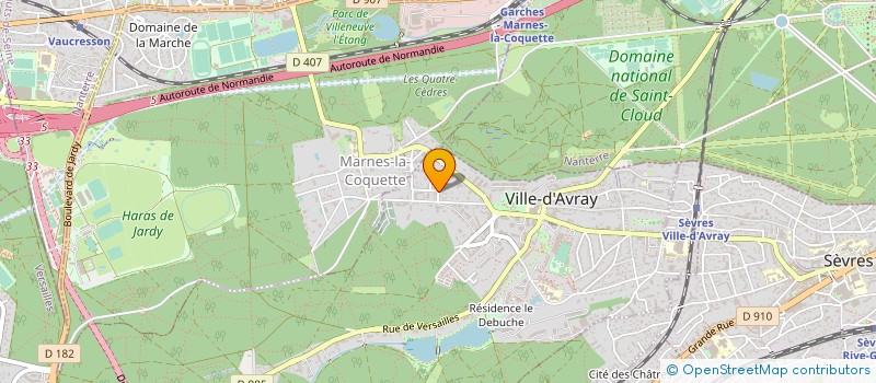 localisation de l'entreprise SCI YACOLFA  VILLE-D'AVRAY