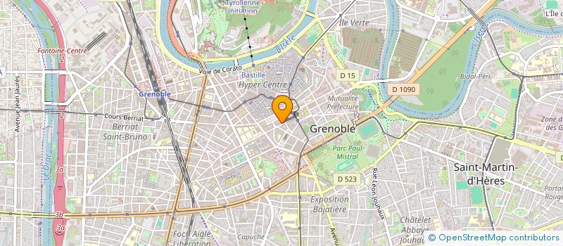 localisation de l'entreprise SCI YADASA à GRENOBLE