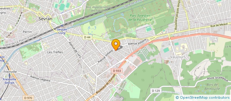 localisation de l'entreprise SCI YADE à LIVRY-GARGAN