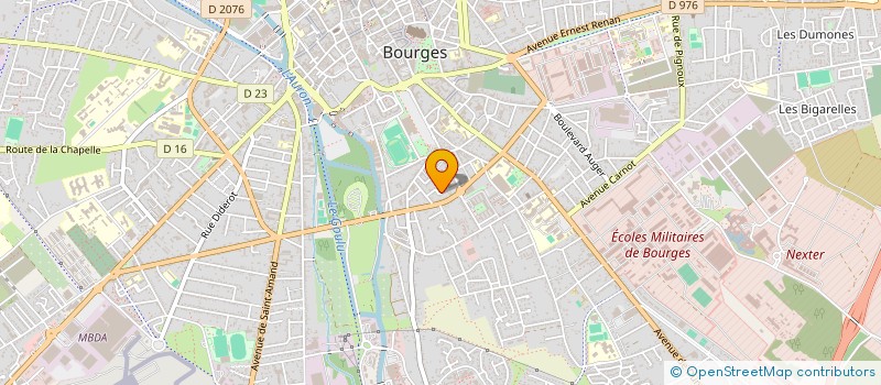 localisation de l'entreprise SCI YADI  BOURGES