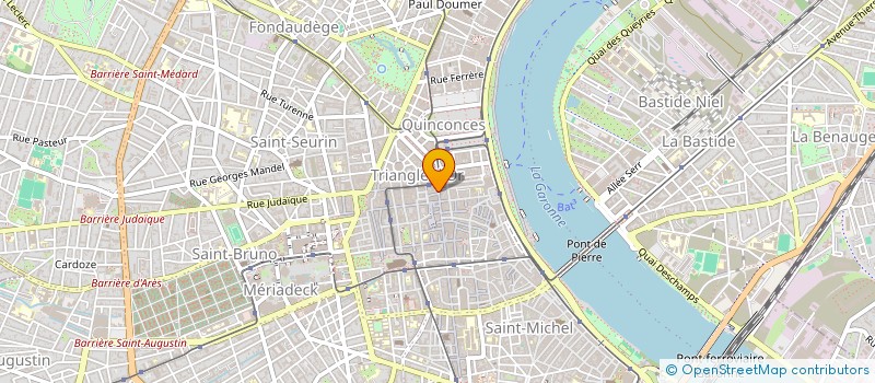 localisation de l'entreprise SCI YADO  BORDEAUX