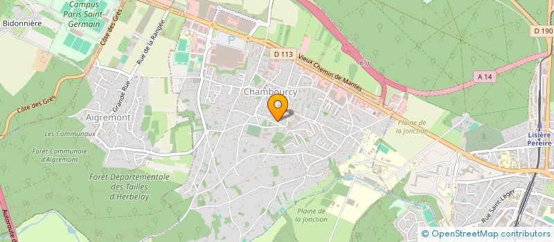 localisation de l'entreprise SCI YAEH  CHAMBOURCY