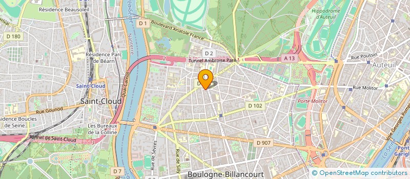 localisation de l'entreprise SCI YAEL à BOULOGNE-BILLANCOURT